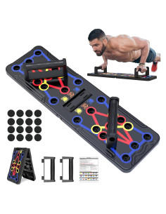 Tabla de Flexiones Plegable Hinsarcd 30 en 1 para Ejercicio