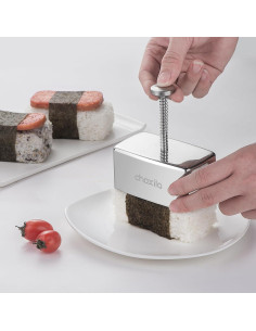 Molde Musubi Acero Inoxidable Choxila 15x5x10 cm Antiadherente 2