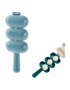 Molde para Bolas de Arroz Zhuluck Azul 3 Cavidades Antiadherente
