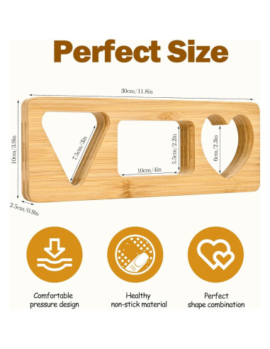 Kit de Molde de Onigiri Musubi TANGZHIFEIYUE de Bambú 3 Formas