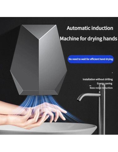 Secador de manos automático GMDQ 1600W compacto IPX4