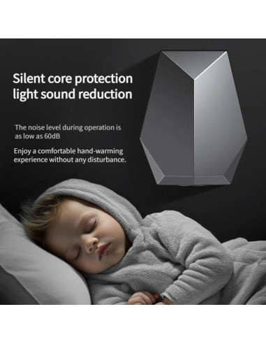 Secador de manos automático GMDQ 1600W compacto IPX4