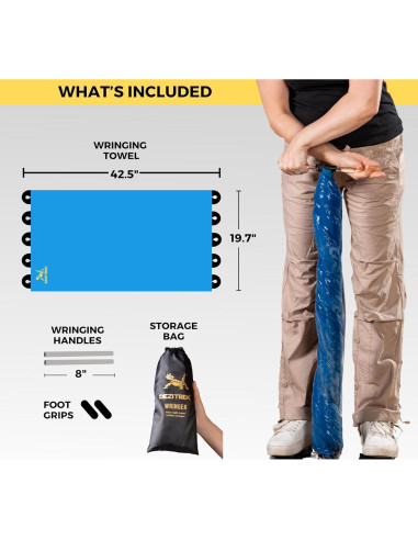 Exprimidor de Ropa Manual Dezitrek CW1 - Compacto y Ecológico