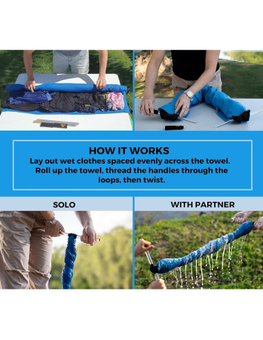 Exprimidor de Ropa Manual Dezitrek CW1 - Compacto y Ecológico