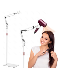 Soporte para Secador de Pelo Vivnoon Ajustable 1.68m Blanco