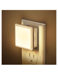 Luces Nocturnas Enchufables JandCase 3000K 2 Piezas LED