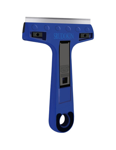 Raspador de Vidrio SRUDOKIN 10,16 cm con 10 Cuchillas Repuesto