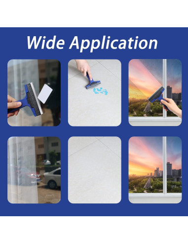 Raspador de Vidrio SRUDOKIN 10,16 cm con 10 Cuchillas Repuesto