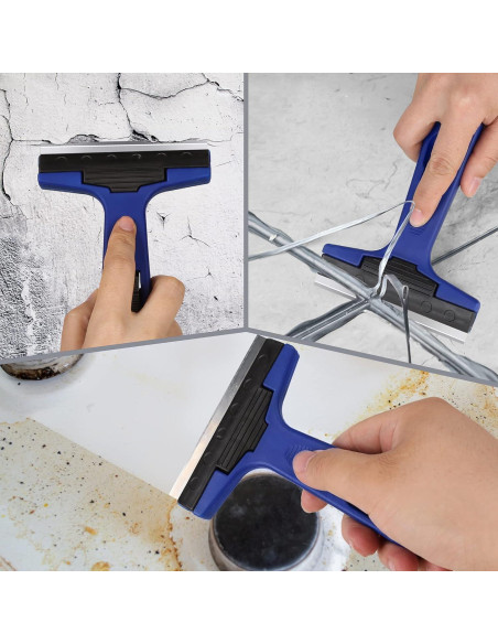 Raspador de Vidrio SRUDOKIN 10,16 cm con 10 Cuchillas Repuesto