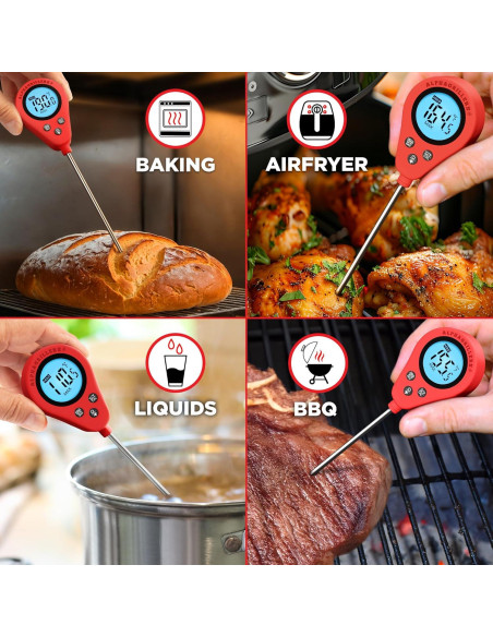Termómetro Digital Instantáneo Alpha Grillers UM3105 21cm