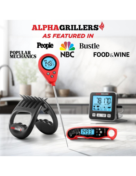 Termómetro Digital Instantáneo Alpha Grillers UM3105 21cm