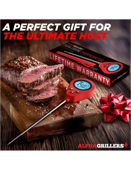 Termómetro Digital Instantáneo Alpha Grillers UM3105 21cm
