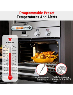 Termómetro Digital de Carne ThermoPro TP610 Recargable 2