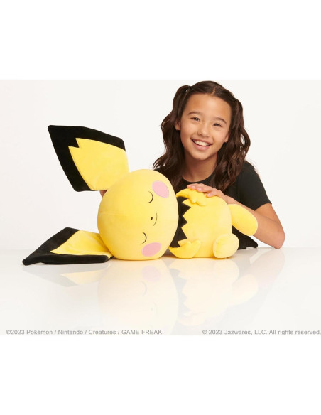 Peluche Pichu Durmiendo Jazwares 45.72 cm Suave Peluche Pichu Durmiendo Jazwares 45.72 cm Suave