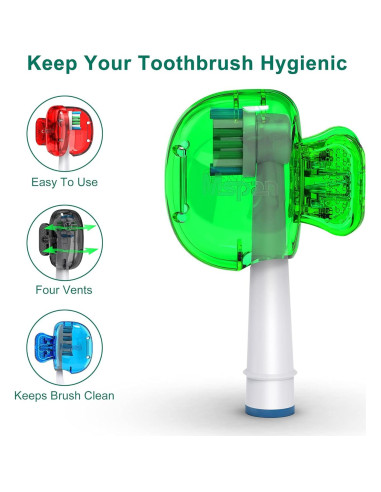 Cubierta de Cabezal de Cepillo de Dientes Mspan - Estuche Protector