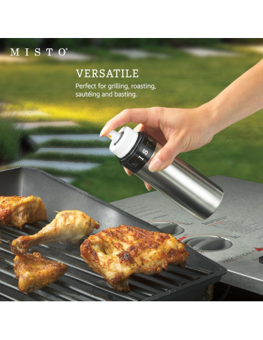 Juego de 2 Pulverizadores de Aceite Misto 94.6 ml Aluminio