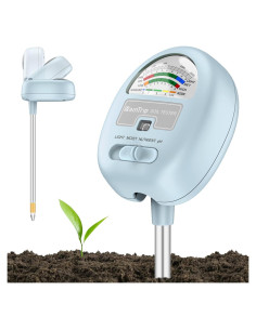 Medidor de Humedad del Suelo 4 en 1 Raintrip - pH, Luz, Nutrientes