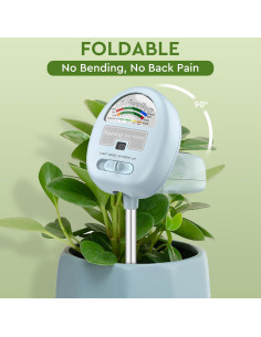 Medidor de Humedad del Suelo 4 en 1 Raintrip - pH, Luz, Nutrientes 2