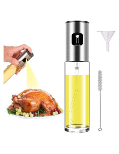 Rociador de Aceite ZEREOOY 100ml Acero Inoxidable Vidrio