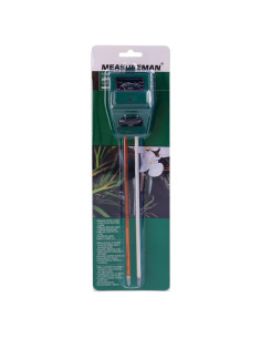 Medidor de Humedad Luz pH 3-en-1 MEASUREMAN 0,09 kg