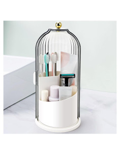 Soporte para Cepillos de Dientes QIYVLOS 3 Ranuras Blanco