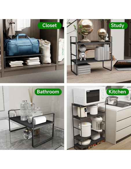 Estante Organizador Expandible LOCVCDA para Cocina 42-68 cm