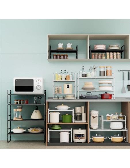 Estante Organizador Expandible LOCVCDA para Cocina 42-68 cm