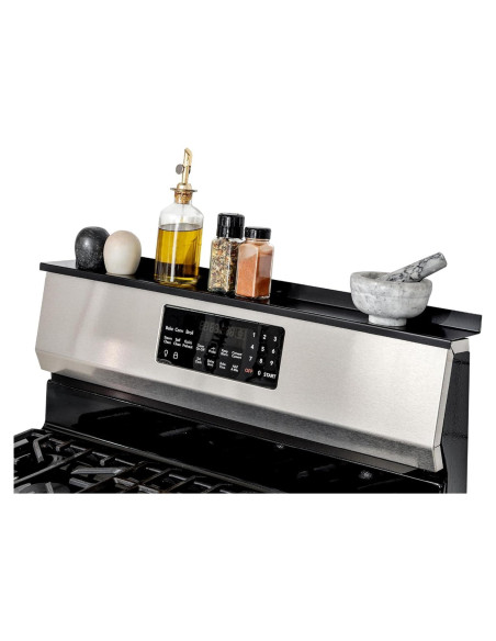 Estante Magnético Deluxe StoveShelf 76,2 cm Negro Cocina Estante Magnético Deluxe StoveShelf 76,2 cm Negro Cocina