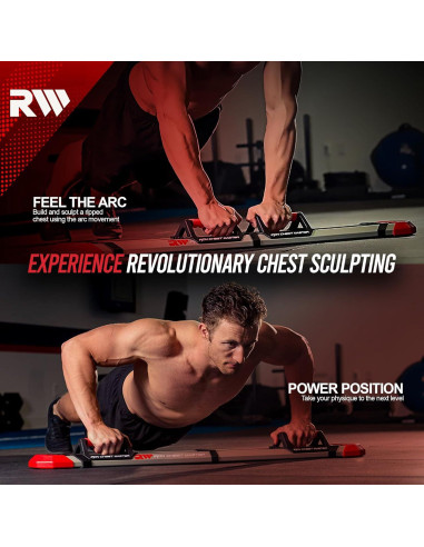 Máquina de Flexiones Iron Chest Master con Bandas 120 lbs