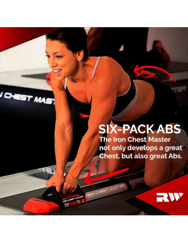 Máquina de Flexiones Iron Chest Master con Bandas 120 lbs