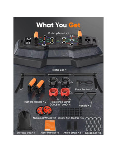 Kit de Ejercicio Multifuncional UroGlow 25 en 1 Plegable 2