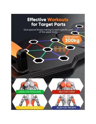 Kit de Ejercicio Multifuncional UroGlow 25 en 1 Plegable