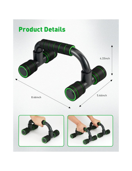 Barra de Flexiones CUNCUI Portátil Antideslizante 79.83 kg