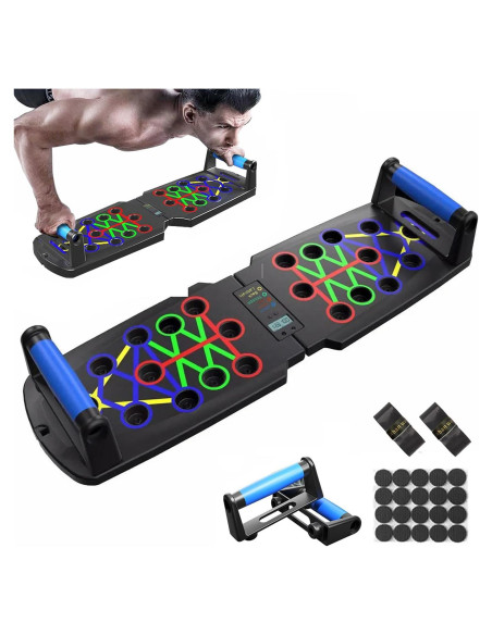 Soporte para Flexiones FumyFumy con Contador y Mangos Antideslizantes