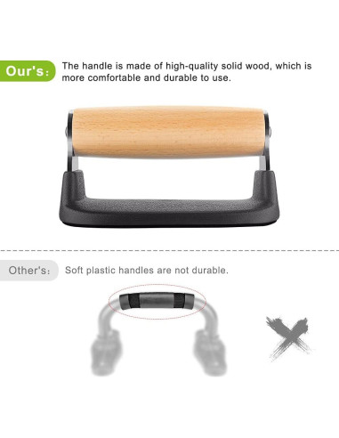 Barras de Flexiones Dolibest con Mangos de Madera 2PCS