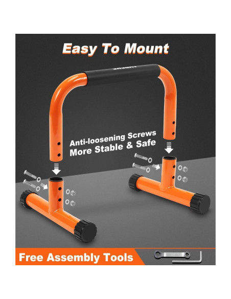 Barra de Flexiones TABEKE Antideslizante 30,48 cm 660 lbs