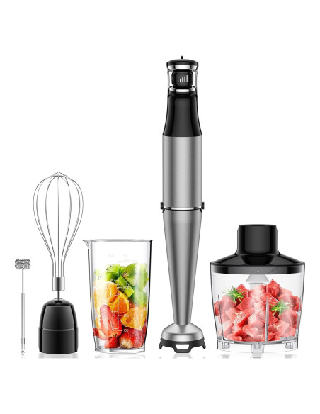 Batidora de Inmersión Turelar 800W con Accesorios 5 en 1 Batidora de Inmersión Turelar 800W con Accesorios 5 en 1