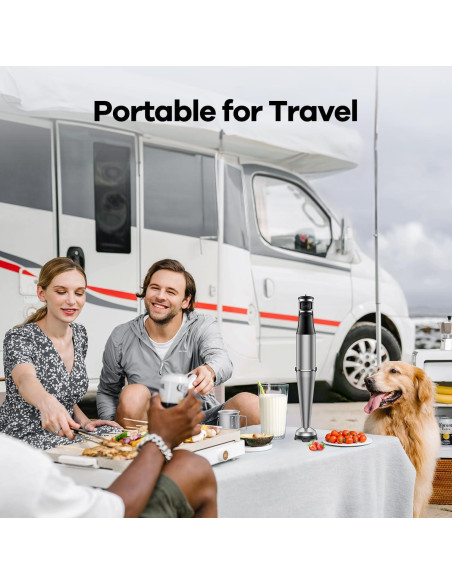 Batidora de Inmersión Turelar 800W con Accesorios 5 en 1 Batidora de Inmersión Turelar 800W con Accesorios 5 en 1