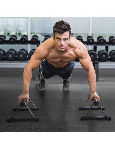 Barras de Flexiones Airogym de Acero Antideslizantes 600 lbs