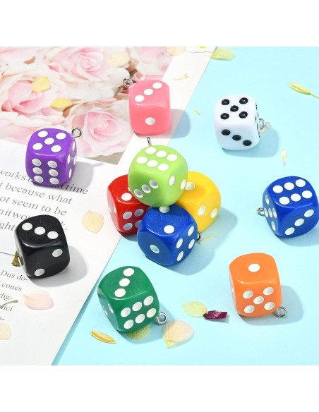 Encantos de Dados Plásticos UR URLIFEHALL 20 Pcs 26mm