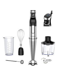 Batidora de Inmersión KOIOS 5 en 1 1100W Acero Inoxidable