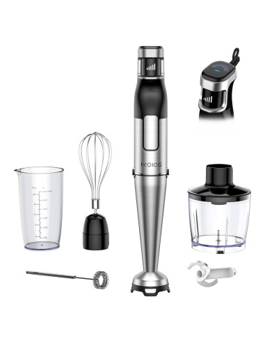 Batidora de Inmersión KOIOS 5 en 1 1100W Acero Inoxidable