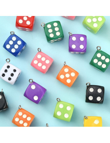 Encantos de Dados Plásticos UR URLIFEHALL 20 Pcs 26mm