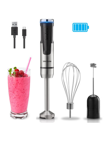 Mezclador de Mano Liebe&Lecker Sin Cable 8 Velocidades