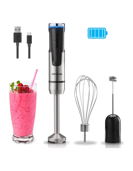 Mezclador de Mano Liebe&Lecker Sin Cable 8 Velocidades