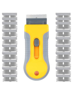 Raspador de Cuchillas SRTXJUZD con 20 Repuestos de Acero Inox