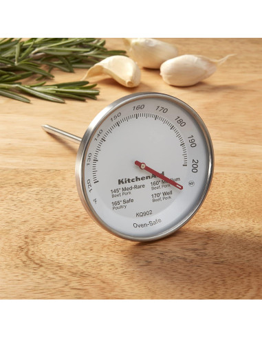 Termómetro de Carne KitchenAid KQ902 Acero Inoxidable 7,62 cm