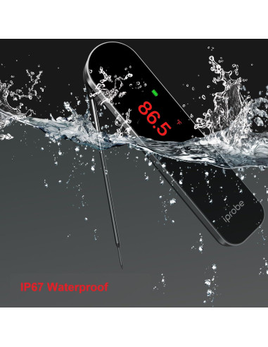 Termómetro de Carne Digital iProbe IP-08 Pantalla Color