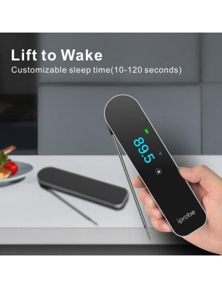 Termómetro de Carne Digital iProbe IP-08 Pantalla Color