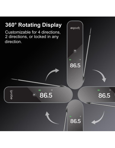 Termómetro de Carne Digital iProbe IP-08 Pantalla Color